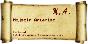 Mojszin Artemisz névjegykártya